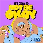 "It's okay to not be okay" graphic