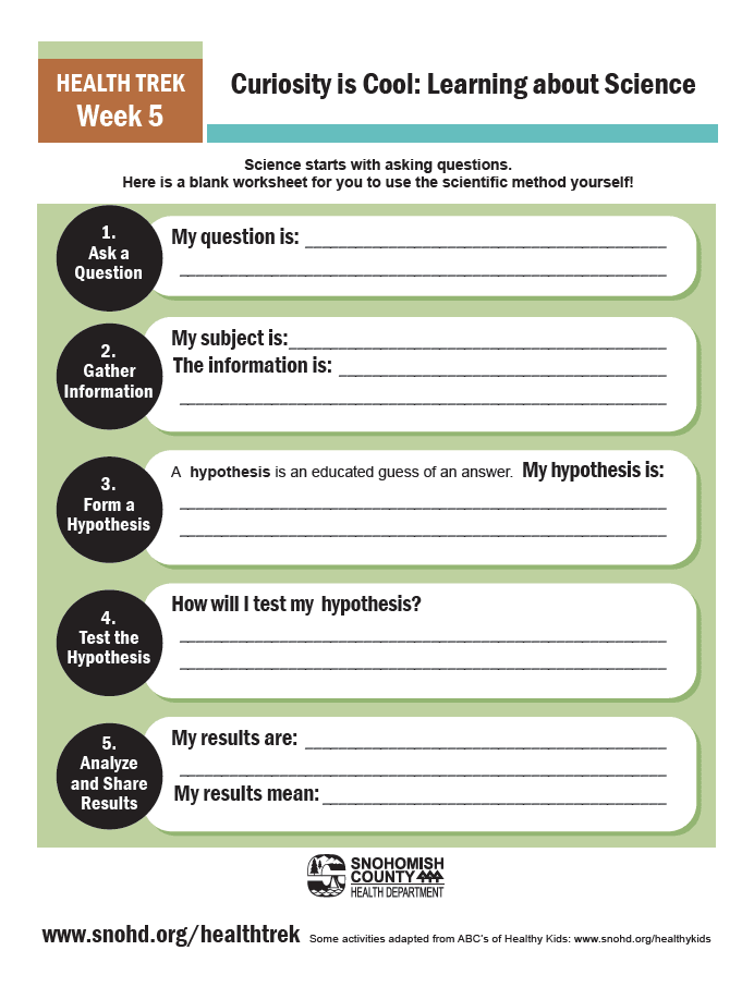 Health Trek Week 5 Activity_Science