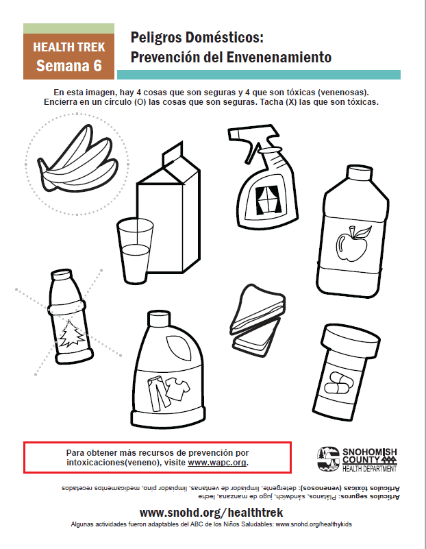 HT Semana 6 Activity_Preventing Poisoning_SPANISH