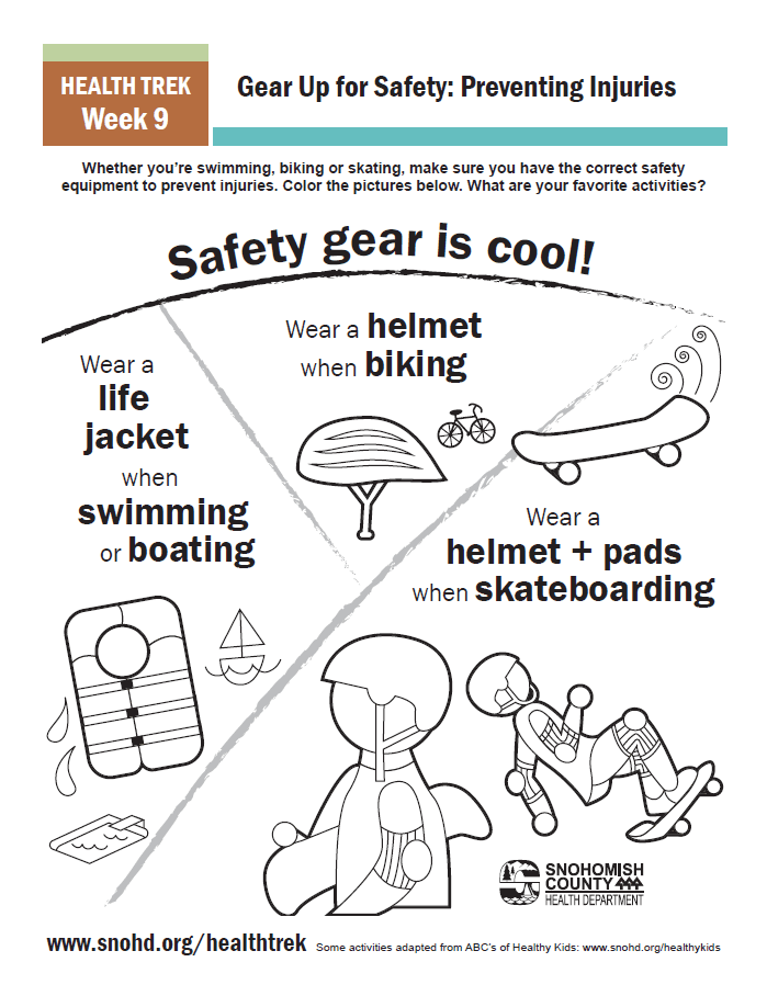 Health Trek Week 9 Activity_Gear Up for Safety
