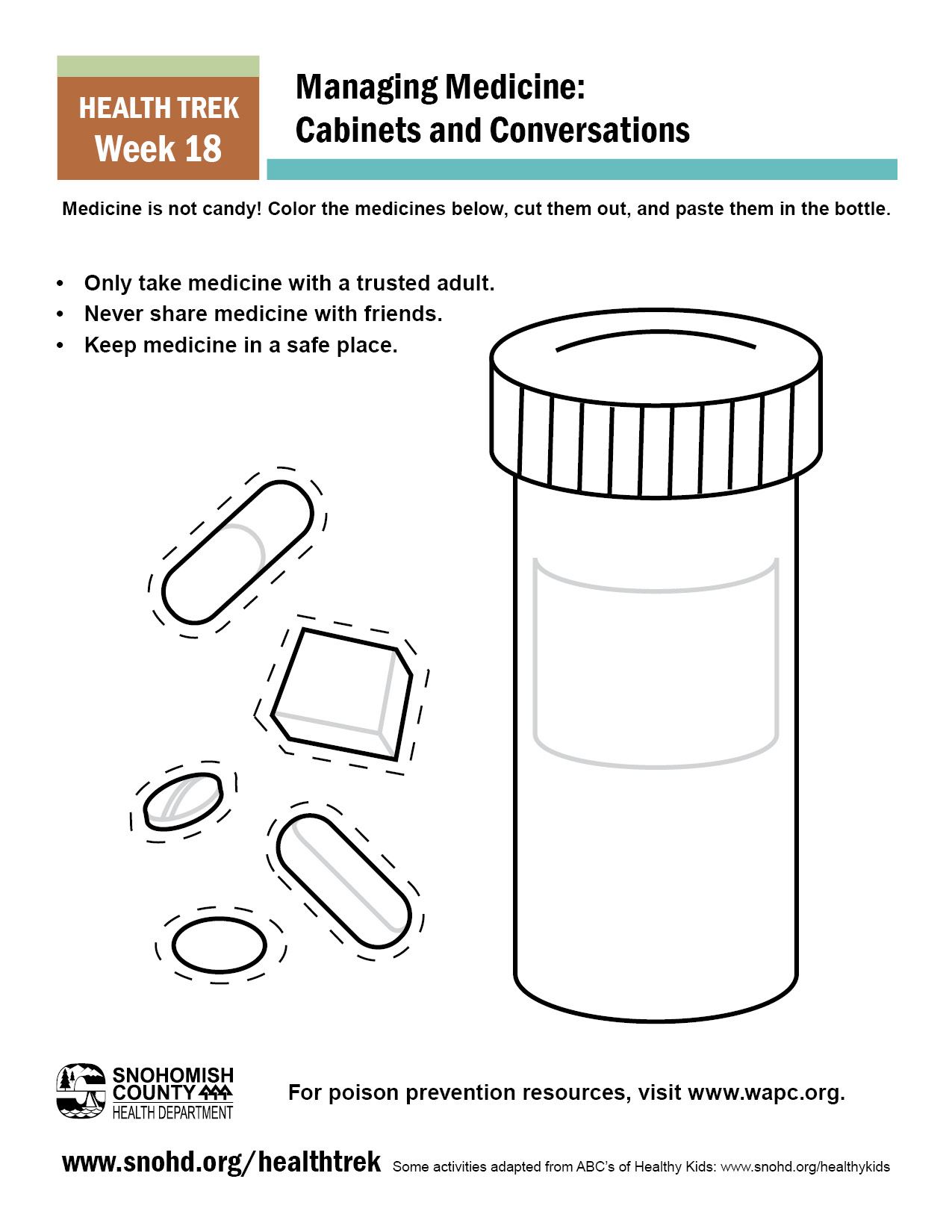 Health Trek Week 18 Activity_Managing Medicine