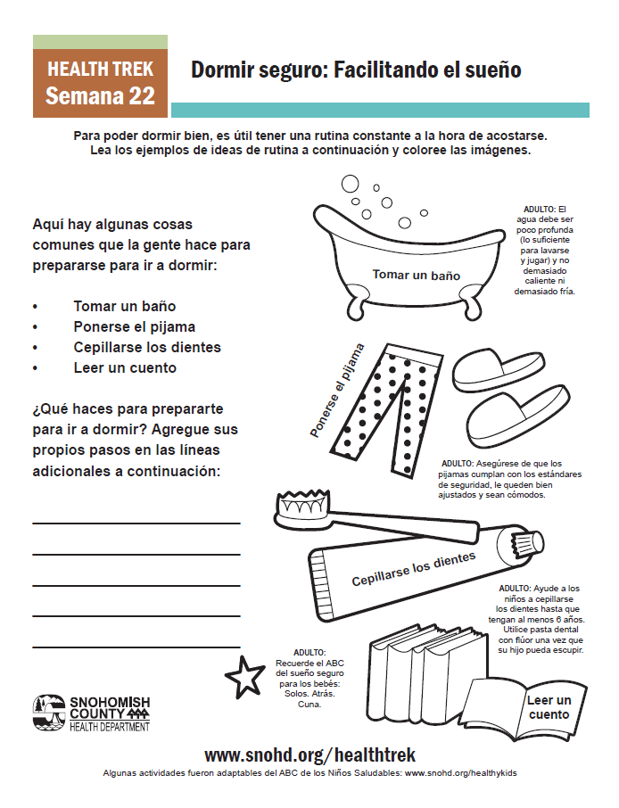 HT Semana 22 Activity_Bedtime Routine_SPANISH
