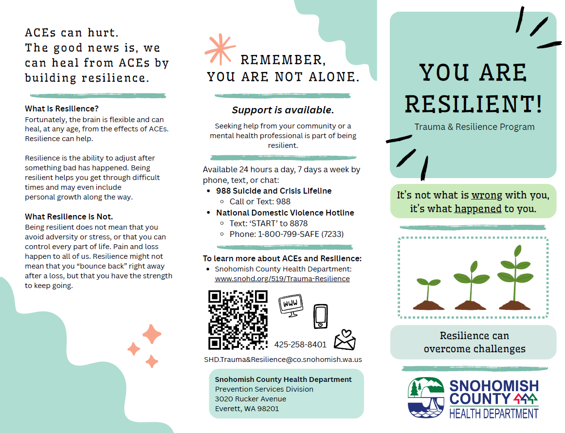 You Are Resilient Brochure