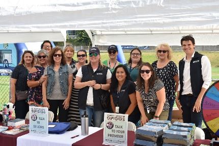 Snohomish Health District group at Aquasox Overdose Prevention Night Snohomish Health District group at Aquasox Overdose Prevention Night