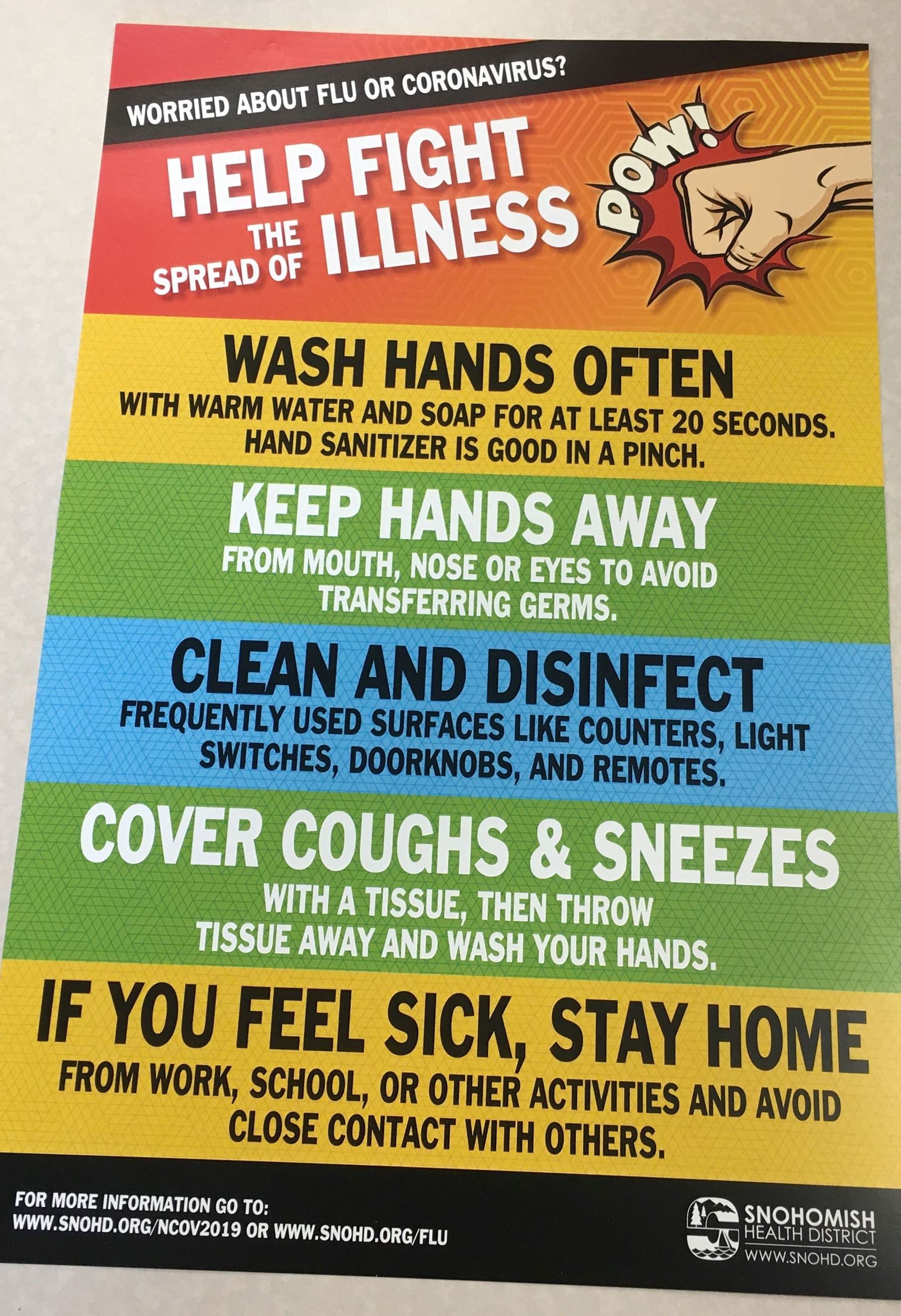 Fight illness posters