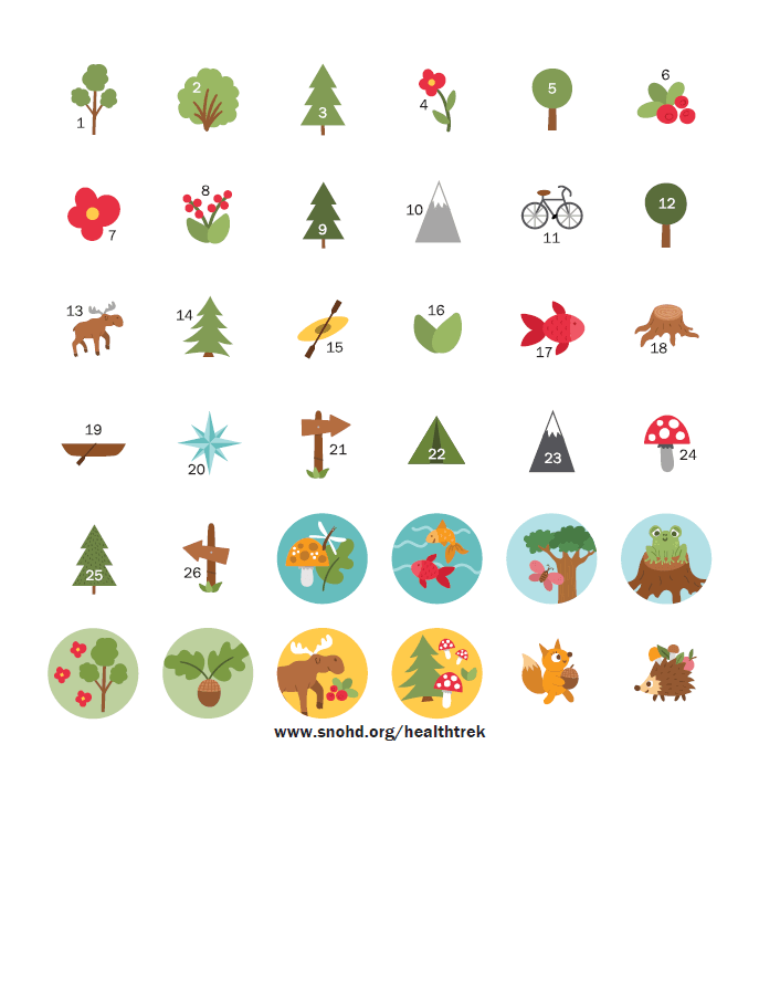 Health Trek Stickers for web Opens in new window